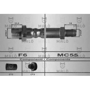 Тормозной шланг MALO 80305