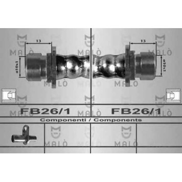 Тормозной шланг MALO 80313