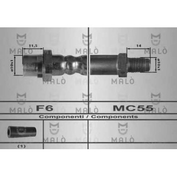 Тормозной шланг MALO 80336