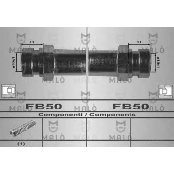 Тормозной шланг MALO 80504
