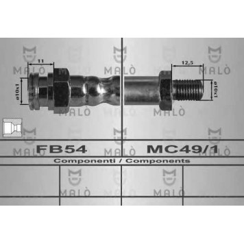 Тормозной шланг MALO 80508
