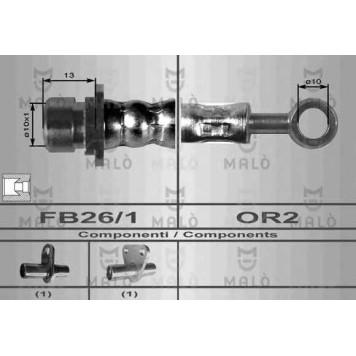 Тормозной шланг MALO 8093