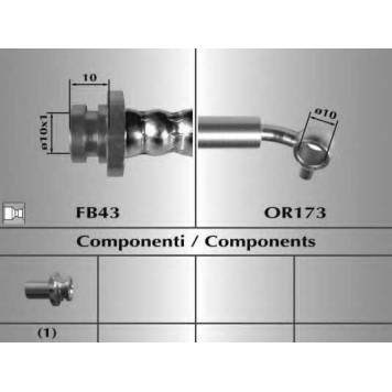 Тормозной шланг MALO 80931
