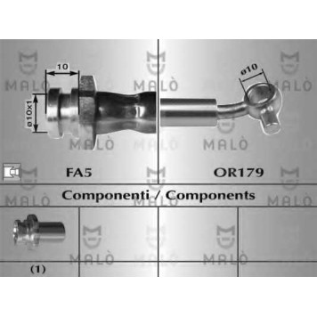 Тормозной шланг MALO 80932