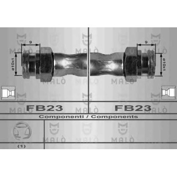 Тормозной шланг MALO 8417