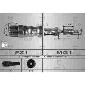 Тормозной шланг MALO 8533