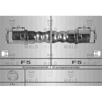 Тормозной шланг MALO 8550