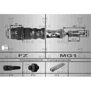 Тормозной шланг MALO 8569