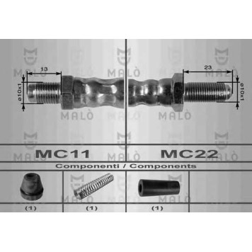 Тормозной шланг MALO 8581