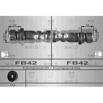 Тормозной шланг MALO 8609