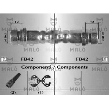 Тормозной шланг MALO 8916