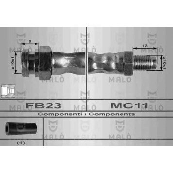 Тормозной шланг MALO 8926