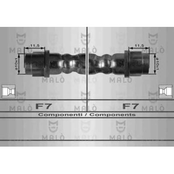 Тормозной шланг MALO 8928