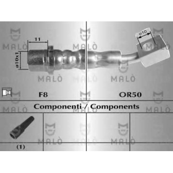 Тормозной шланг MALO 8937