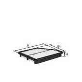 Фильтр воздушный MANN-FILTER C 26 033