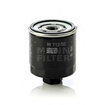 Фильтр масляный MANN-FILTER W 712/52
