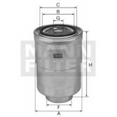 Фильтр топливный MANN-FILTER WK 828 x