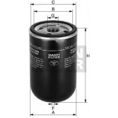 Фильтр топливный MANN-FILTER WK 929 x