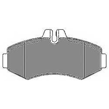 Колодки тормозные дисковые передний для MERCEDES V(638/2), VITO(638) <b>MAPCO 6522 / 141288</b>