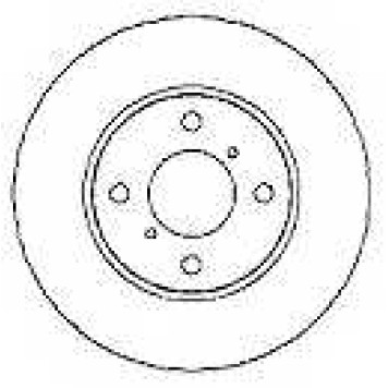 Тормозной диск MAPCO 15671