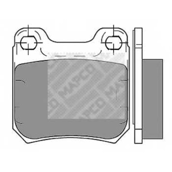 Колодки тормозные дисковые задний для OPEL OMEGA, SENATOR, VECTRA / SAAB 9-3, 9-5, 900 <b>MAPCO 6356 / 180692</b>