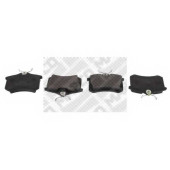 Колодки тормозные дисковые задний для AUDI A4, A6 / FORD GALAXY / PEUGEOT 306, 405 / VW CORRADO, GOLF, JETTA, PASSAT, POLO, SCIROCCO, SHARAN, VENTO <b>MAPCO 6302 / 180789</b>