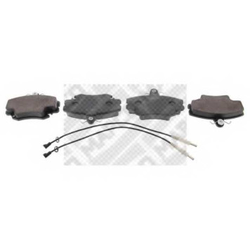 Колодки тормозные дисковые передний для RENAULT 11, 18, 19, 20, 21, 25, 30, 9, CLIO, ESPACE, EXPRESS, FUEGO, LOGAN, MEGANE, RAPID, SANDERO/STEPWAY, SUPER 5, THALIA, TWINGO <b>MAPCO 6377 / 180993-700</b>-1