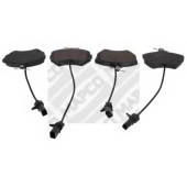 Колодки тормозные дисковые для AUDI A4(8D2, 8D5, 8E2, 8E5, 8EC, 8ED, B5, B6, B7) / VW PASSAT(3B2, 3B3, 3B5) <b>MAPCO 6103 / 181157-203</b>
