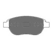 Колодки тормозные дисковые передний для CITROEN BERLINGO, C3, C4, XSARA / PEUGEOT 1007, 206, 207, 307, PARTNER <b>MAPCO 6548 / 181429</b>