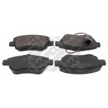 Колодки тормозные дисковые передний для CITROEN NEMO / FIAT 500, BRAVO, DOBLO, FIORINO, IDEA, LINEA, PANDA, PUNTO, QUBO, STILO Multi, STILO / LANCIA MUSA / PEUGEOT BIPPER <b>MAPCO 6560 / 181444</b>