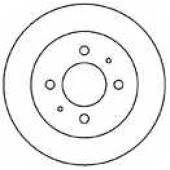Тормозной диск MAPCO 25540