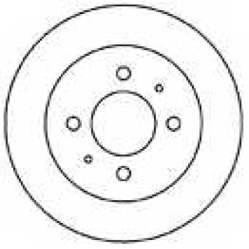 Тормозной диск MAPCO 25540