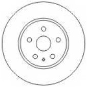 Тормозной диск MAPCO 25564