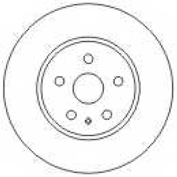 Тормозной диск MAPCO 25564