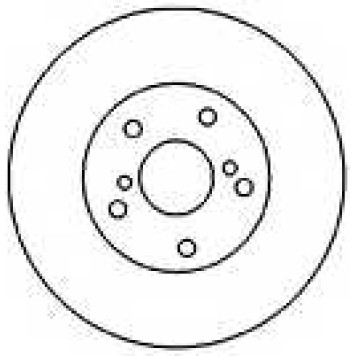 Тормозной диск MAPCO 45550