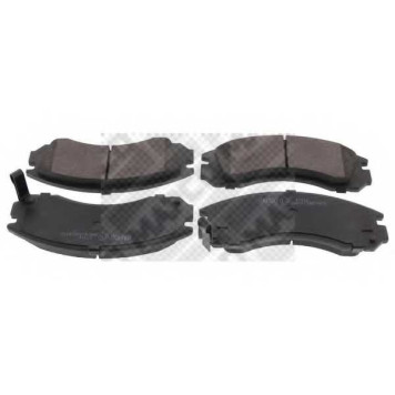 Колодки тормозные дисковые передний для CITROEN C-CROSSER / MITSUBISHI GALANT, L 200, L 400 / SPACE GEAR, L 400, LANCER, OUTLANDER, PAJERO, SIGMA, SPACE RUNNER, SPACE / PEUGEOT 4007 <b>MAPCO 6783</b>