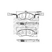 Колодки тормозные дисковые передний для FORD TRANSIT TOURNEO, TRANSIT <b>MAPCO 6855</b>