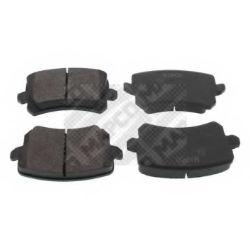 Колодки тормозные дисковые задний для AUDI A3, A4, A6, Q3, TT / SKODA OCTAVIA, SUPERB, YETI / VW CADDY, CC, EOS, GOLF, JETTA, PASSAT, SCIROCCO, SHARAN, TIGUAN, TOURAN <b>MAPCO 6914</b>