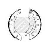 Комплект тормозных колодок задний для CITROEN LNA, SAXO, XSARA, ZX / PEUGEOT 106, 206, 306 / RENAULT CLIO, LAGUNA, LOGAN, SANDERO/STEPWAY, THALIA, TRAFIC, TWINGO <b>MAPCO 8128</b>