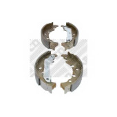 Комплект тормозных колодок задний для FORD FIESTA(JA#,JB#,JD#,JH#), FUSION(JU#), KA(RB#), PUMA(EC#), STREET KA(RL2) / MAZDA 121(JASM,JBSM), 2(DY) <b>MAPCO 8760</b>