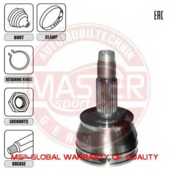 Шарнирный комплект приводного вала MASTER-SPORT 303111-SET-MS