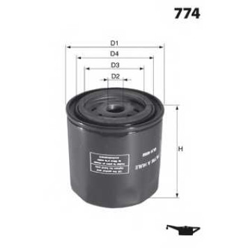 Фильтр масляный MECAFILTER ELH4239