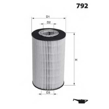 Фильтр масляный MECAFILTER ELH4327