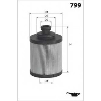 Фильтр масляный MECAFILTER ELH4424