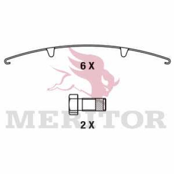 Колодки тормозные дисковые MERITOR 29030 / MDP3030K