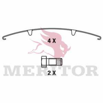 Колодки тормозные дисковые MERITOR 29125 / MDP3125K