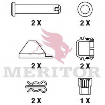 Колодки тормозные дисковые MERITOR 29148 / MDP3148K