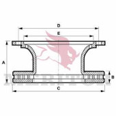 Тормозной диск MERITOR MBR5060