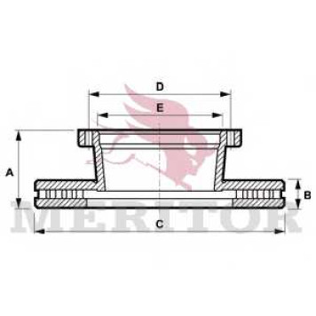 Тормозной диск MERITOR MBR5063