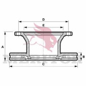 Тормозной диск MERITOR MBR5112